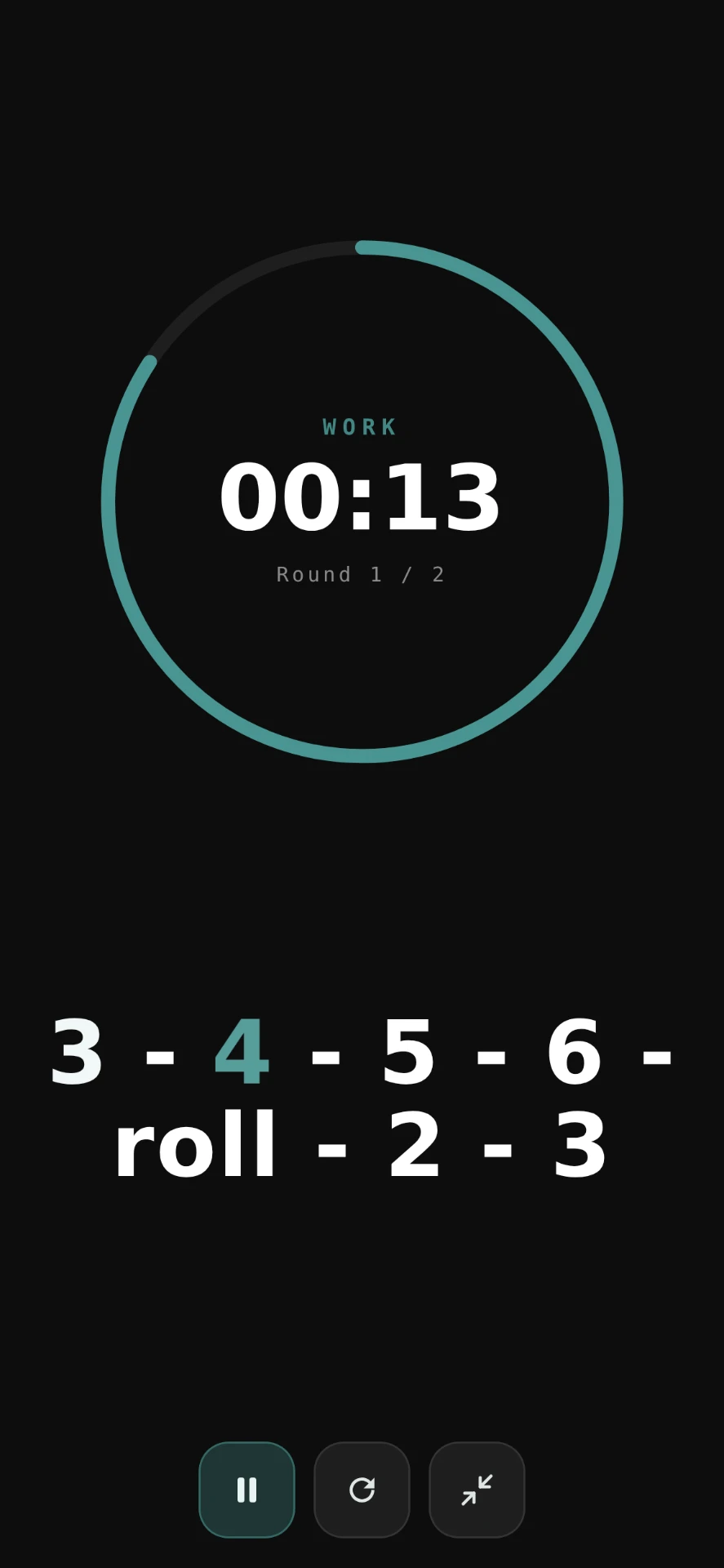 Combify mid-round, calling a combination while the timer runs